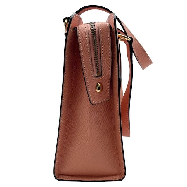 希少 美品 CELINE セリーヌ ハンドバッグ トートバッグ レザー シボ革