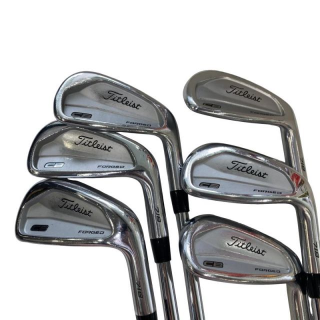 【中古】 タイトリスト Titleist CB 718 6S アイアンセット IR AMT TOUR WHITE (フレックスS) メンズ 男性用 右利き 右用 Cランク ゴルフクラブ