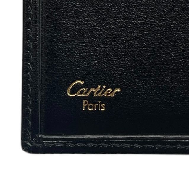 極美品 Cartier カルティエ 財布 パシャドゥカルティエ 2つ折り レザー