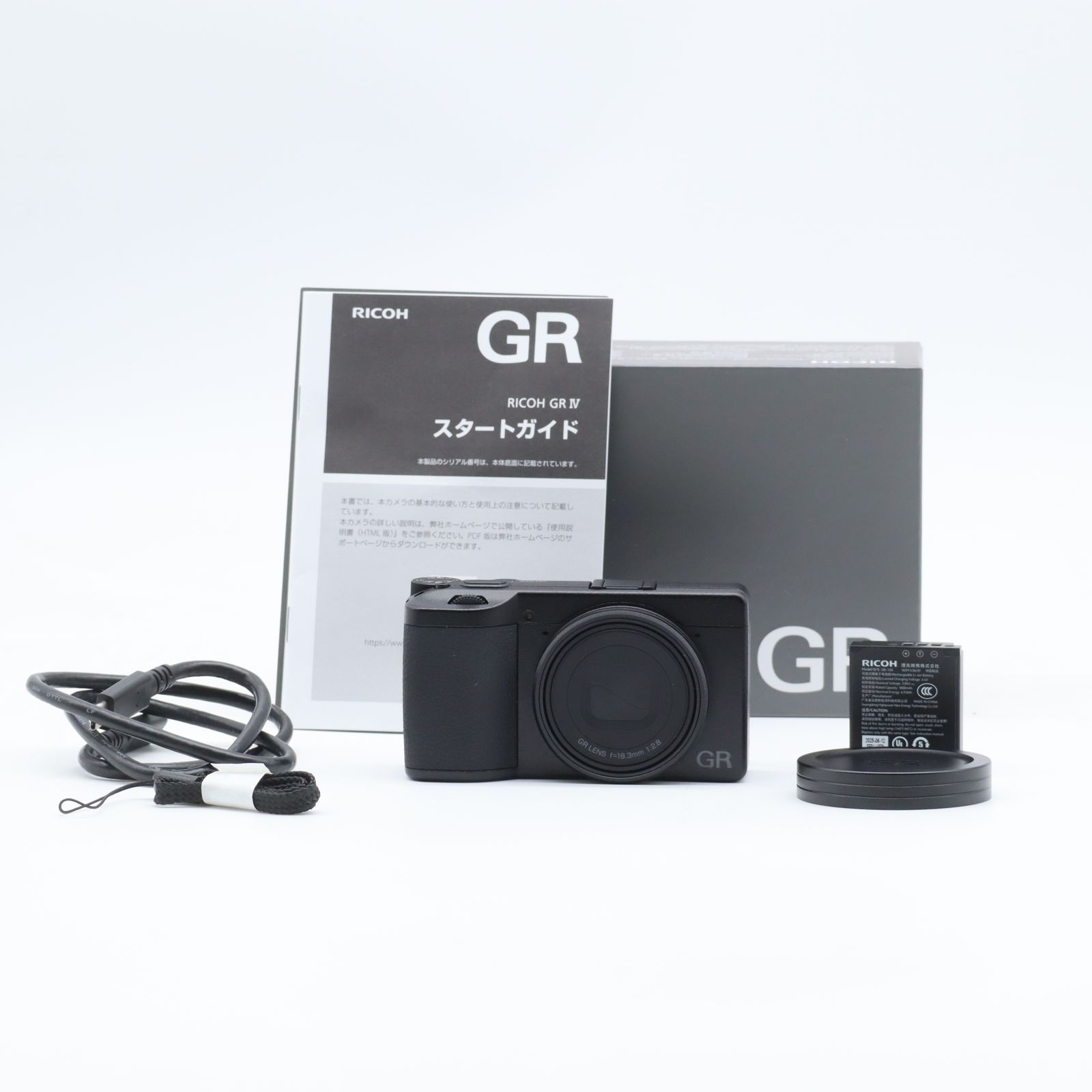 RICOH GR IV｜APS-C 高画質コンパクトデジタルカメラ｜GRレンズ搭載・スナップ撮影向け リコー【中古】