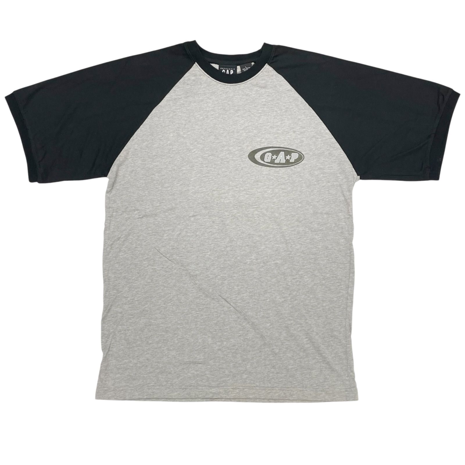 未使用品 Lサイズ OLD GAP オールド ギャップ ラグランTシャツ オーバルロゴ 90s 00s Y2K