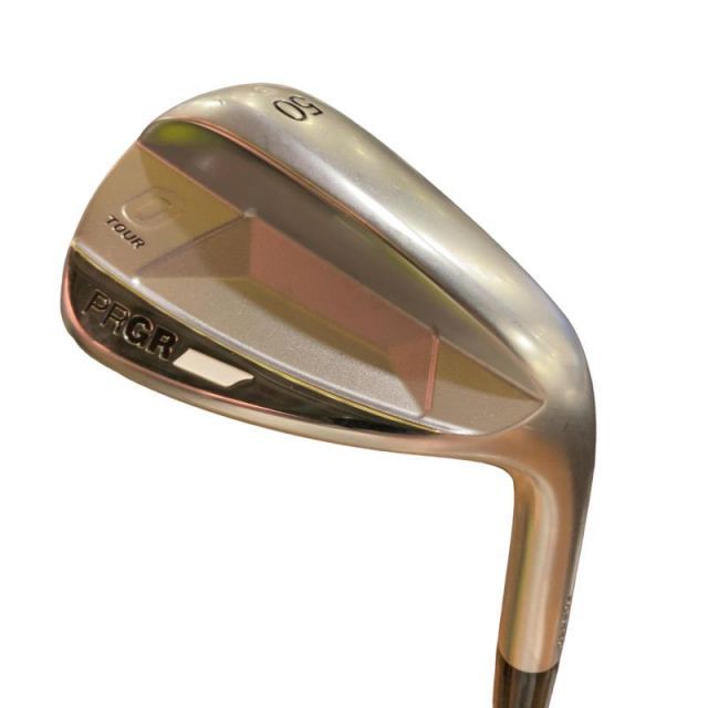 【中古】 プロギア PRGR 0 TOUR WEDGE(2023) 50°/08° ウェッジ WG 純正特注シャフト (フレックスS) メンズ 男性用 右利き 右用 Cランク ゴルフクラブ