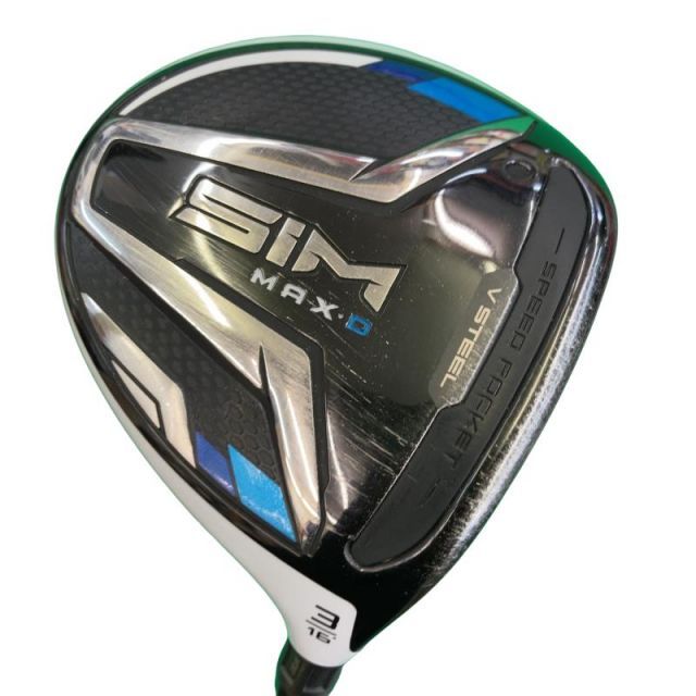 【中古】 テーラーメイド SIM MAX-D 3W フェアウェイウッド FW TENSEI BLUE TM50(FW) (フレックスR) メンズ 男性用 右利き 右用 Cランク ゴルフクラブ