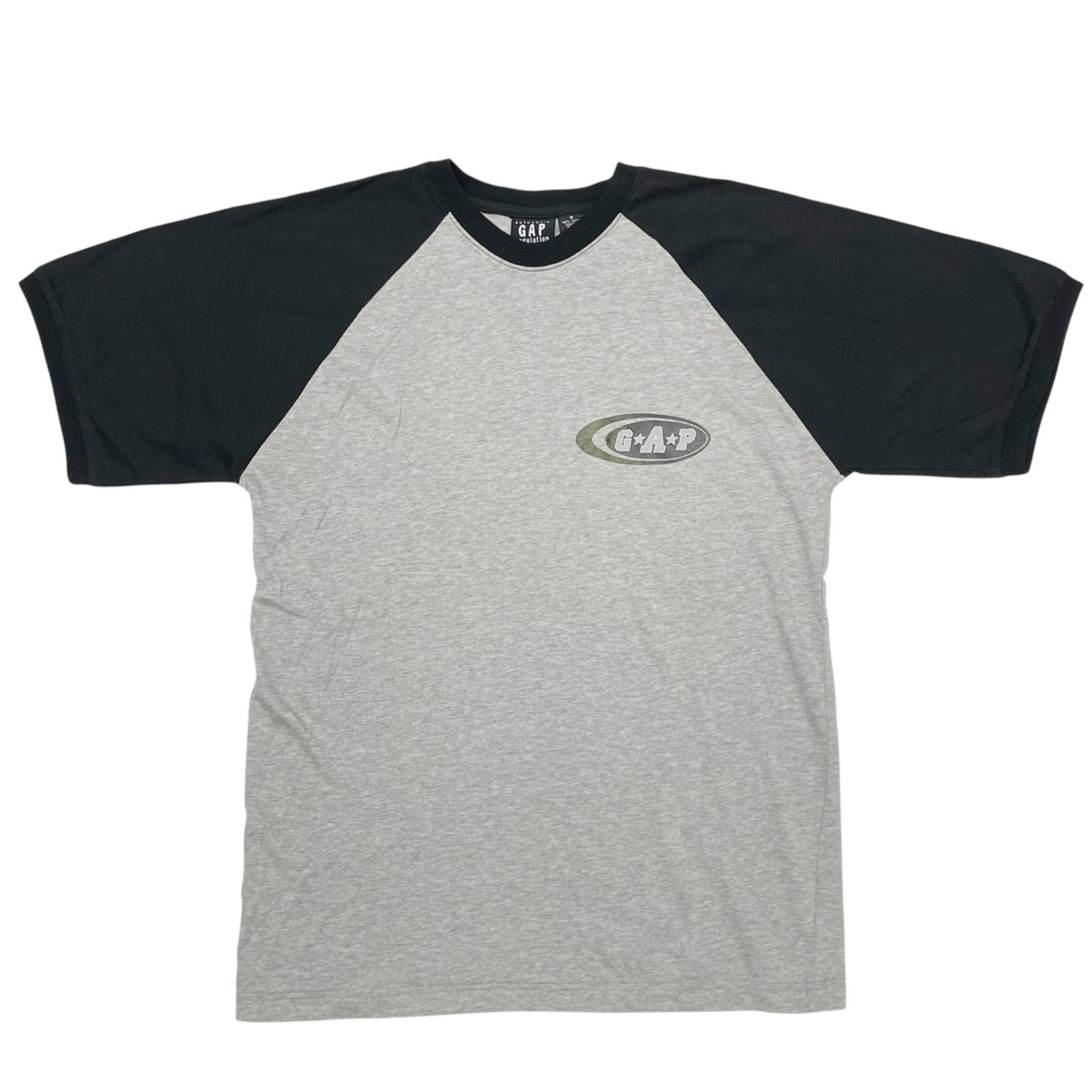 未使用品 Mサイズ OLD GAP オールド ギャップ ラグランTシャツ オーバルロゴ 90s 00s Y2K