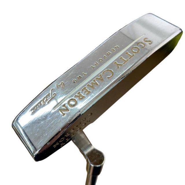 【中古】 タイトリスト SCOTTY CAMERON NEWPORT TWO(オイルカン) パター PT Micro Step (フレックスその他) メンズ 男性用 右利き 右用 Dランク ゴルフクラブ