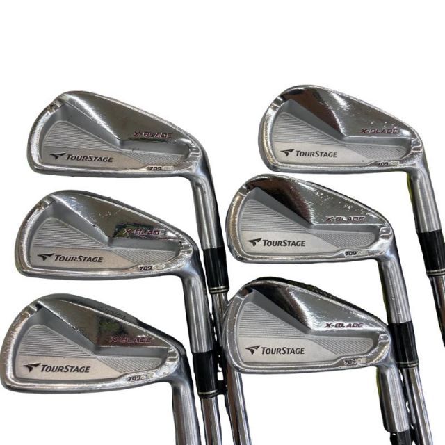【中古】 ブリヂストン TOURSTAGE X-BLADE 709 CB 6S アイアンセット IR NS PRO MODUS3 TOUR120 (フレックスS) メンズ 男性用 右利き 右用 Dランク ゴルフクラブ