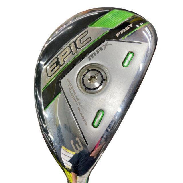 【中古】 キャロウェイ EPIC MAX FAST U3 ユーティリティ UT Speeder EVOLUTION for CW 40(2021 EPIC UT) (フレックスSR) メンズ 男性用 右利き 右用 Cランク ゴルフクラブ