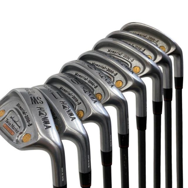 【中古】 本間ゴルフ Twin Marks 2000-β 8S アイアンセット IR 1S SUPER DORIC TITAN (フレックスその他) メンズ 男性用 右利き 右用 Dランク ゴルフクラブ