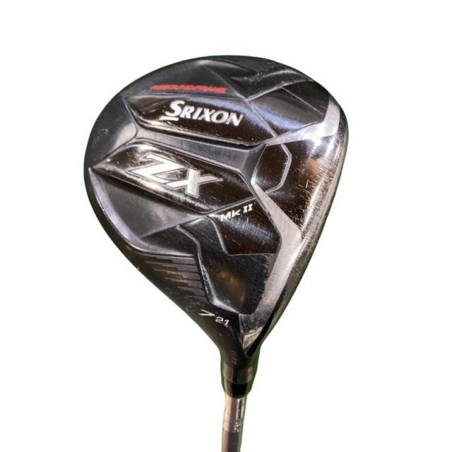 【中古】 ダンロップ SRIXON ZX Mk II 7W フェアウェイウッド FW 純正特注シャフト (フレックスX) メンズ 男性用 右利き 右用 Cランク ゴルフクラブ