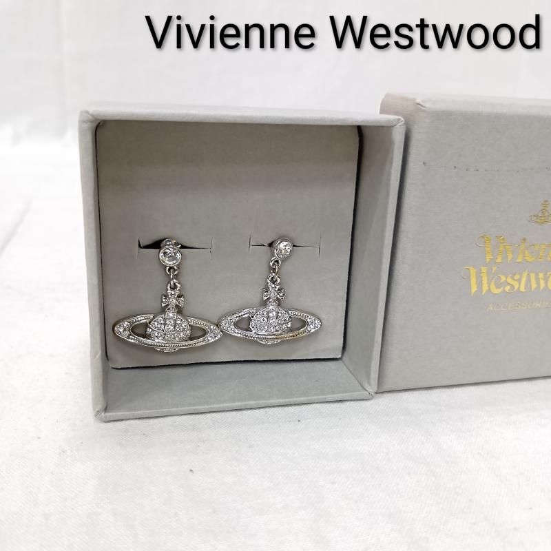 ヴィヴィアンウエストウッド MINI BAS RELIEF DROP EARRINGS シルバー レディース - ISItems【USED】【古着】【中古】50160742