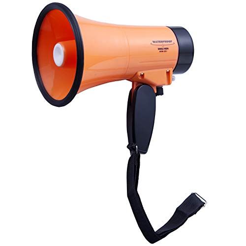 R◆旭電機化成(Asahi Denki Kasei) 防雨 ハンドメガホン AHM-201 オレンジ 径14×長さ20.5×把手部11cm cb603f08