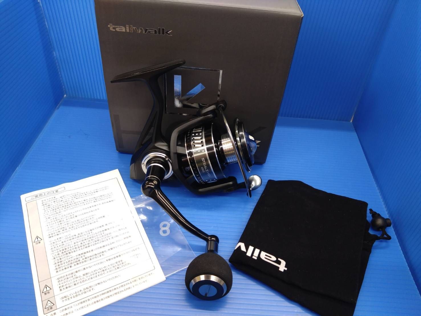美品　未使用　テイルウォーク　tailwalk　ＳＴＥＡＬＺ　6000ＨＧＫ　スピニング　オフショア　駆動良好　　(03) 13,172円