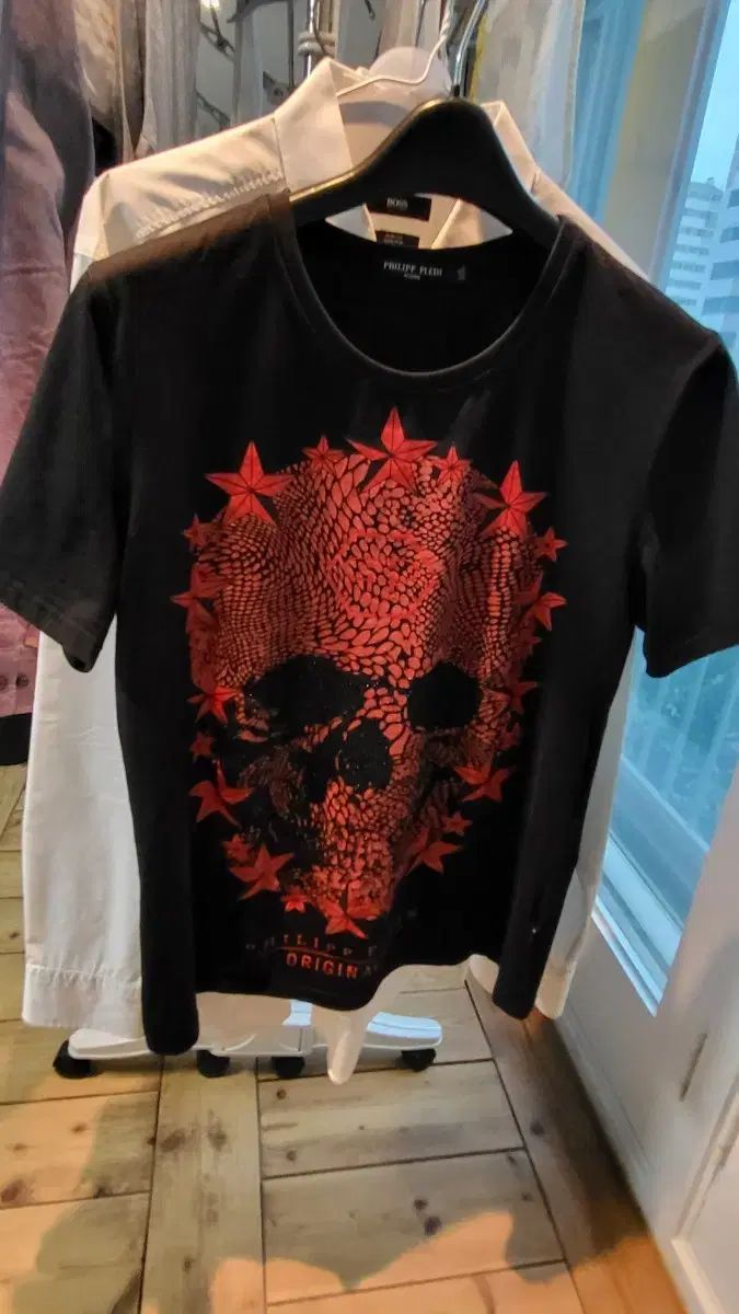 PHILIPP PLEIN(フィリッププレイン) ドクロ 半袖Tシャツ ブラック