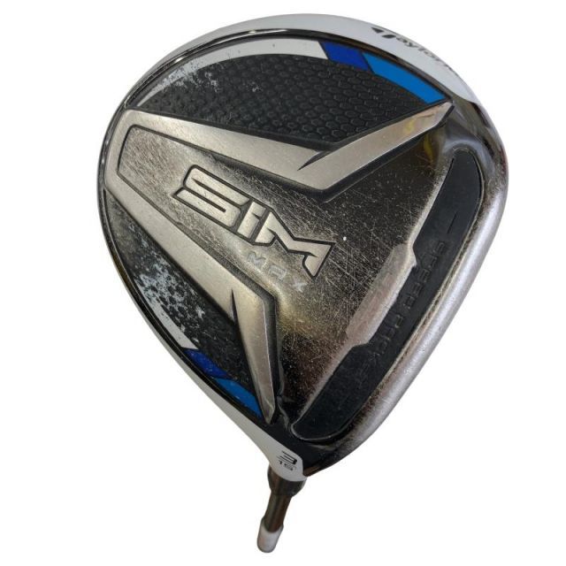 【中古】 テーラーメイド SIM MAX 3W フェアウェイウッド FW TENSEI BLUE TM50(FW) (フレックスR) メンズ 男性用 右利き 右用 Dランク ゴルフクラブ