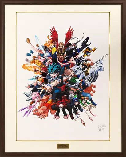 【中古】原画イラストボード 僕のヒーローアカデミア展 DRAWING SMASH 複製原画 キービジュアル