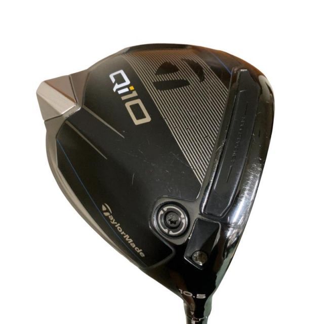 【中古】 テーラーメイド Qi10 10.5° ドライバー DR 純正特注シャフト (フレックスS) メンズ 男性用 右利き 右用 Cランク ゴルフクラブ