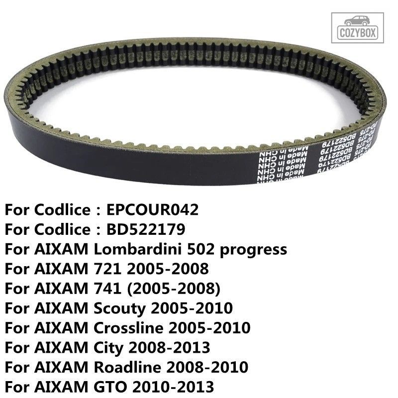 ドライブベルト AIXAM Lombardini 502 Progress 721 741 Scouty Crossline City Roadl
