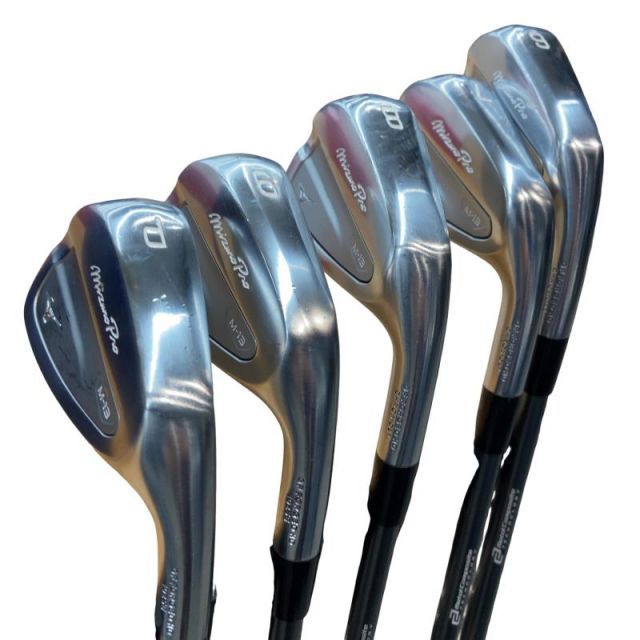 【中古】 ミズノ Mizuno Pro M-13 6S アイアンセット IR 純正特注シャフト (フレックスS) メンズ 男性用 右利き 右用 Cランク ゴルフクラブ
