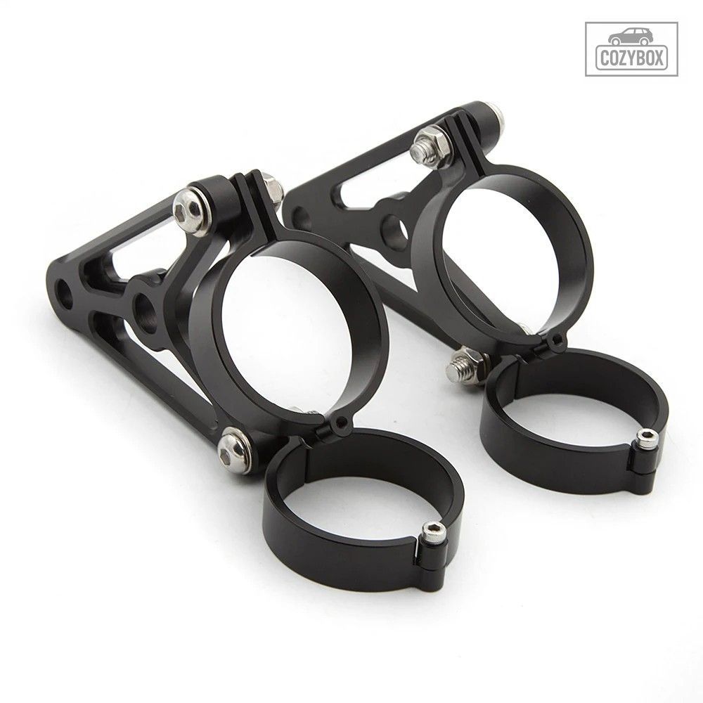 1 セットオートバイ ヘッドライトマウントブラケット 40 mm 41 mm 48 mm 50 mm 51 mm