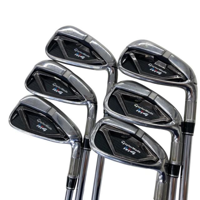 【中古】 テーラーメイド M4 6S アイアンセット IR RE-AX 90 STEEL JAPAN・SPEC(アイアン) (フレックスS) メンズ 男性用 右利き 右用 Dランク ゴルフクラブ