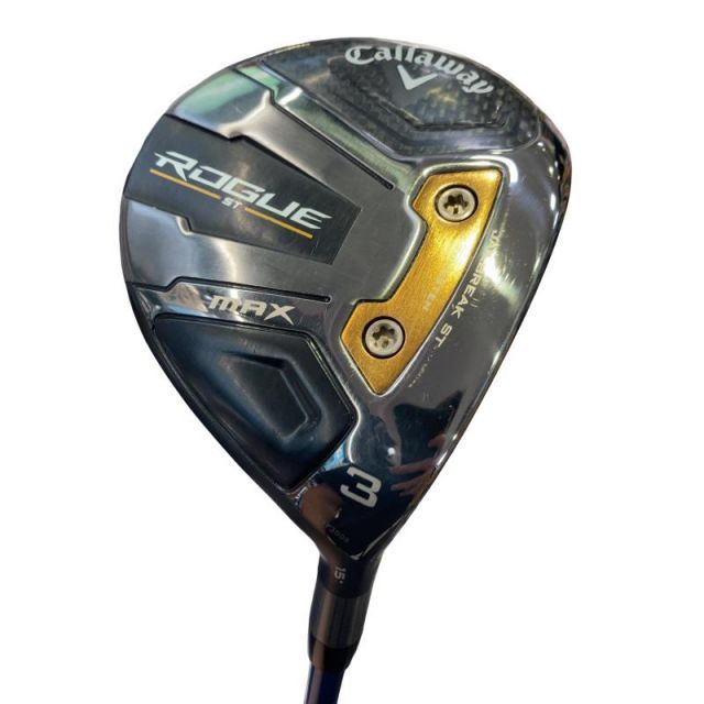 【中古】 キャロウェイ ROGUE ST MAX 3W フェアウェイウッド FW 純正特注シャフト (フレックスS) メンズ 男性用 右利き 右用 Cランク ゴルフクラブ