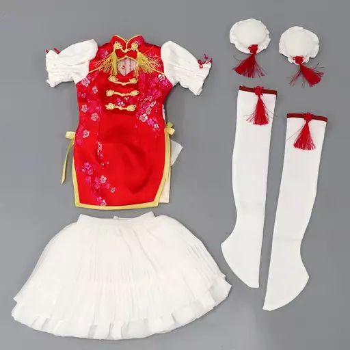 【中古】ドールアクセサリー DD用 緋紅シノワズリ 「天使のころも」 ホームタウンドルパ名古屋6・アフター&ホビー天国ウェブ限定