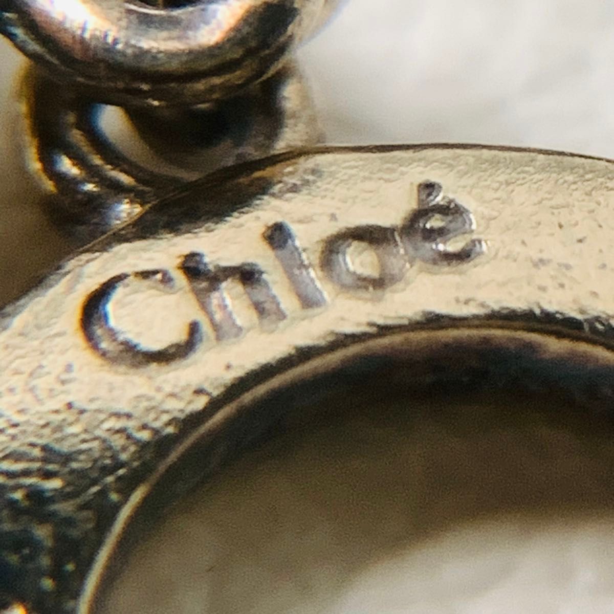 クロエ Chloe 馬蹄 チャーム ホース 馬 ネックレス ピンク ボール