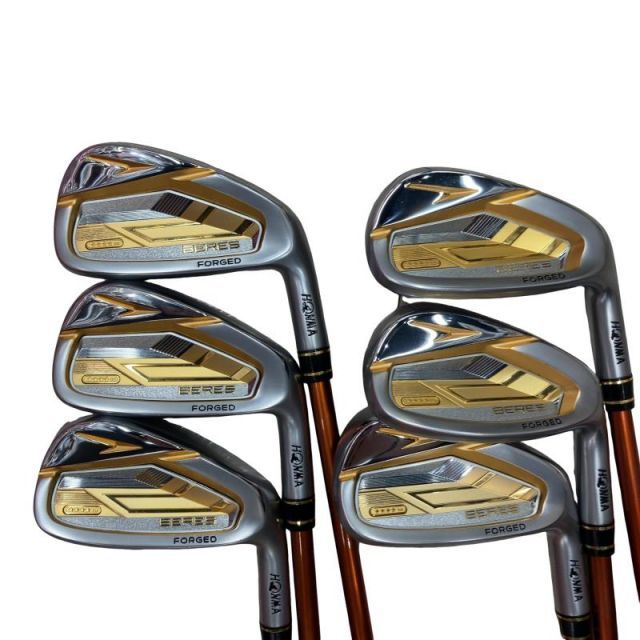 【中古】 本間ゴルフ BERES(2024) 6S アイアンセット IR 4S ARMRQ FX(IR) (フレックスR) メンズ 男性用 右利き 右用 Cランク ゴルフクラブ