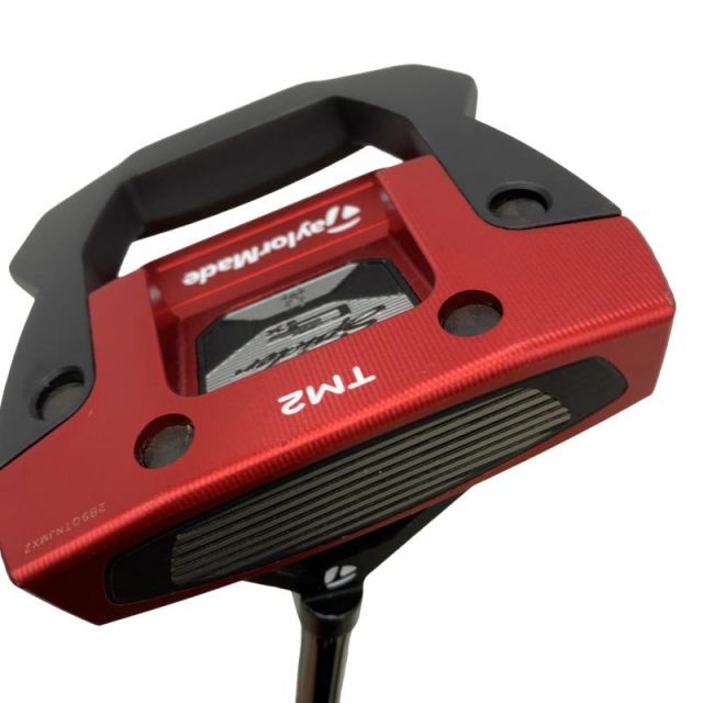 【中古】 テーラーメイド Spider GTx TRUSS RED TM2 34インチ パター PT スチール (フレックスその他) メンズ 男性用 右利き 右用 Dランク ゴルフクラブ