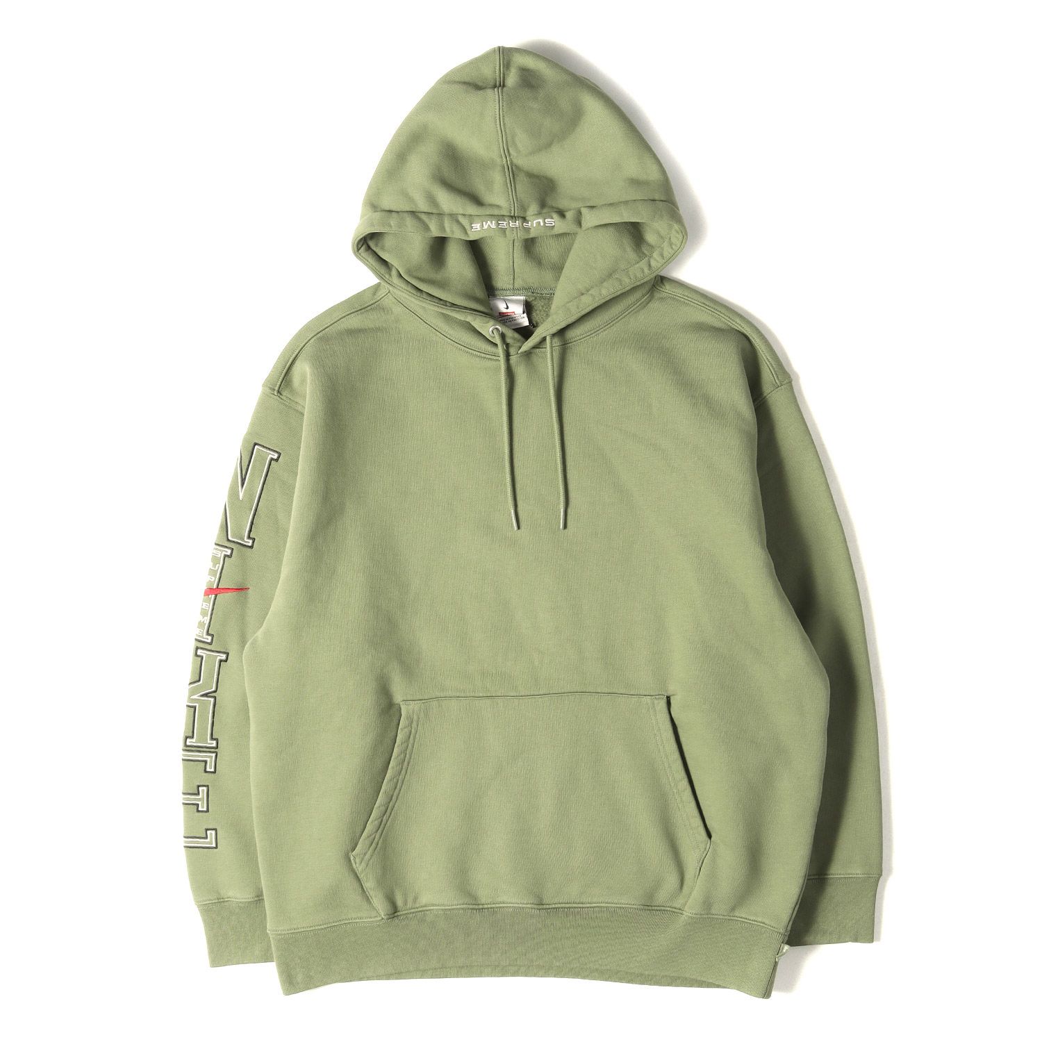 SUPREME NIKE パーカー　シュプリーム　スウェット　刺繍 美品】Supreme シュプリーム パーカー カーキ サイズ:M | 24SS ×NIKE