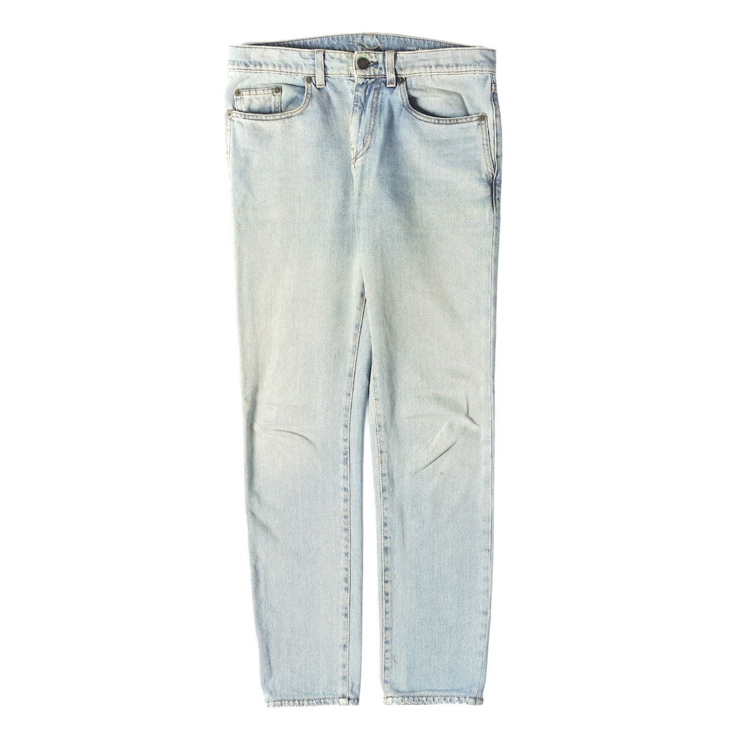 SAINT LAURENT PARIS サンローラン パリ パンツ インディゴ サイズ:29 | ユーズド加工 ローライズ スキニー デニムパンツ (D02 M SK-LW) 510244 Y868M | ボトムス ジーンズ ジーパン【メンズ】【中古】