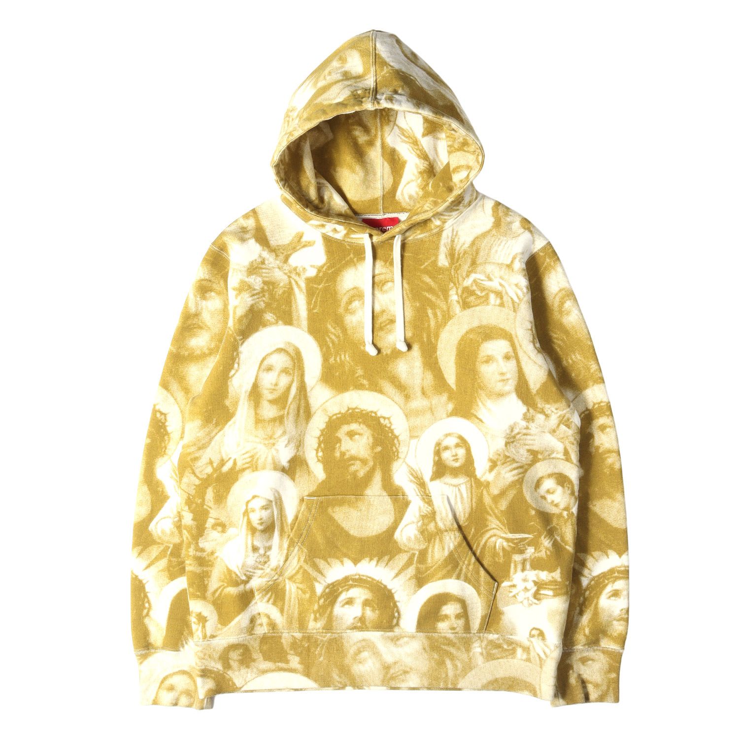 Supreme　シュプリーム　パーカー　キリスト　総柄 Supreme シュプリーム パーカー ゴールド サイズ:S | 18AW 総柄