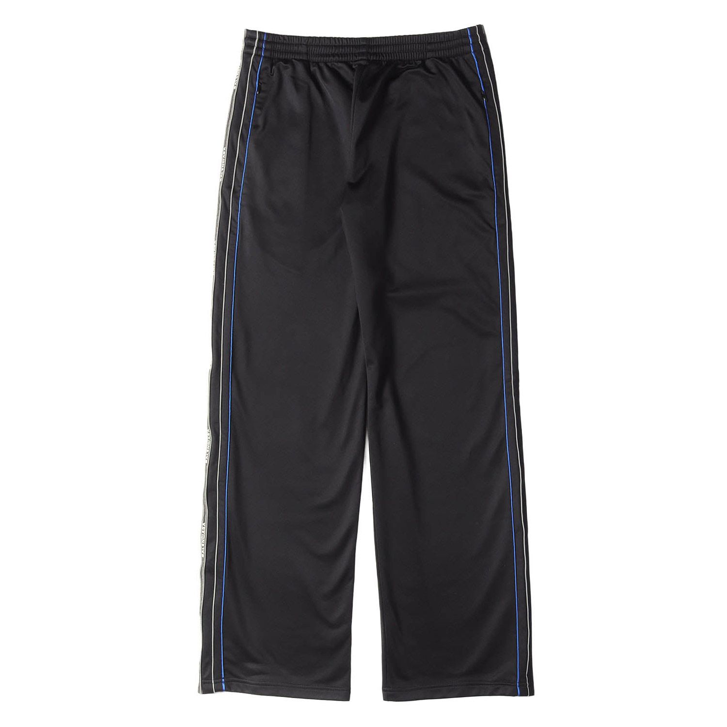  × balenciaga トラックパンツ ブラック ストライプ BALENCIAGA バレンシアガ パンツ ブラック 黒 サイズ:46 | サイドロゴ