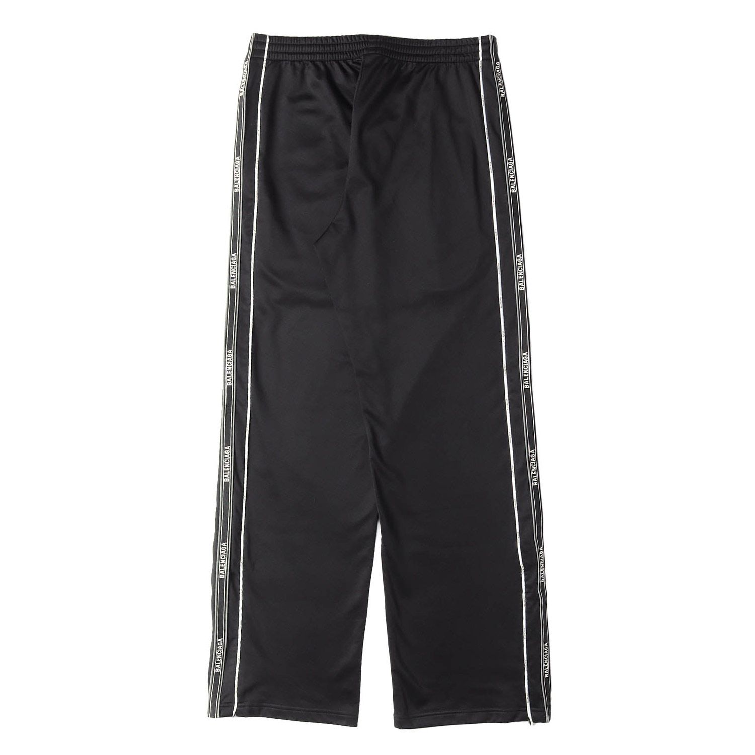 BALENCIAGA バレンシアガ パンツ ブラック 黒 サイズ:46 | サイドロゴ