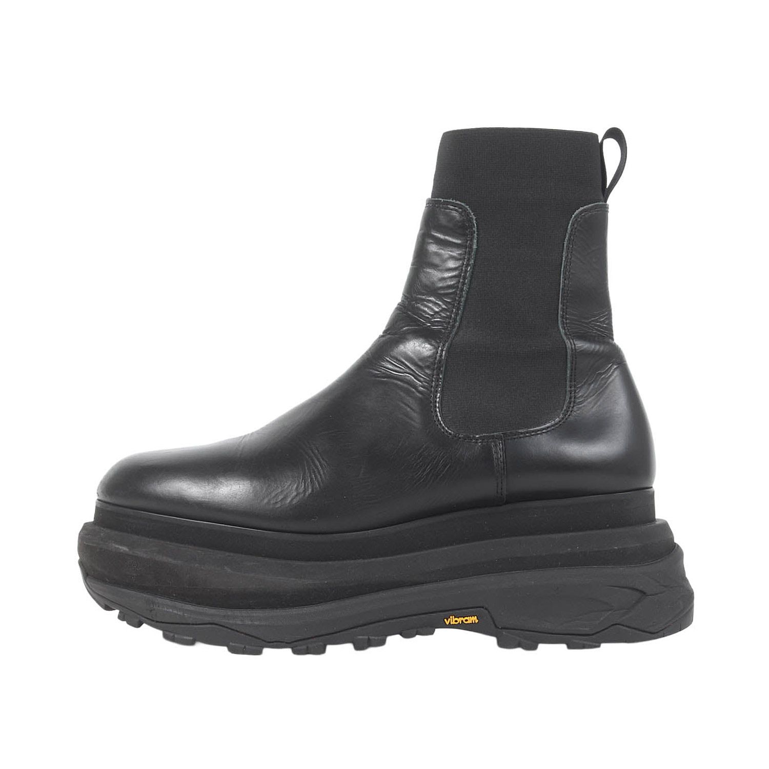 Sacai サカイ サイズ:43(28.0cm) | 23AW プラットフォーム チェルシーブーツ (Chelsea Boots) | ブラック 黒 | ブランド シューズ 靴【メンズ】【中古】