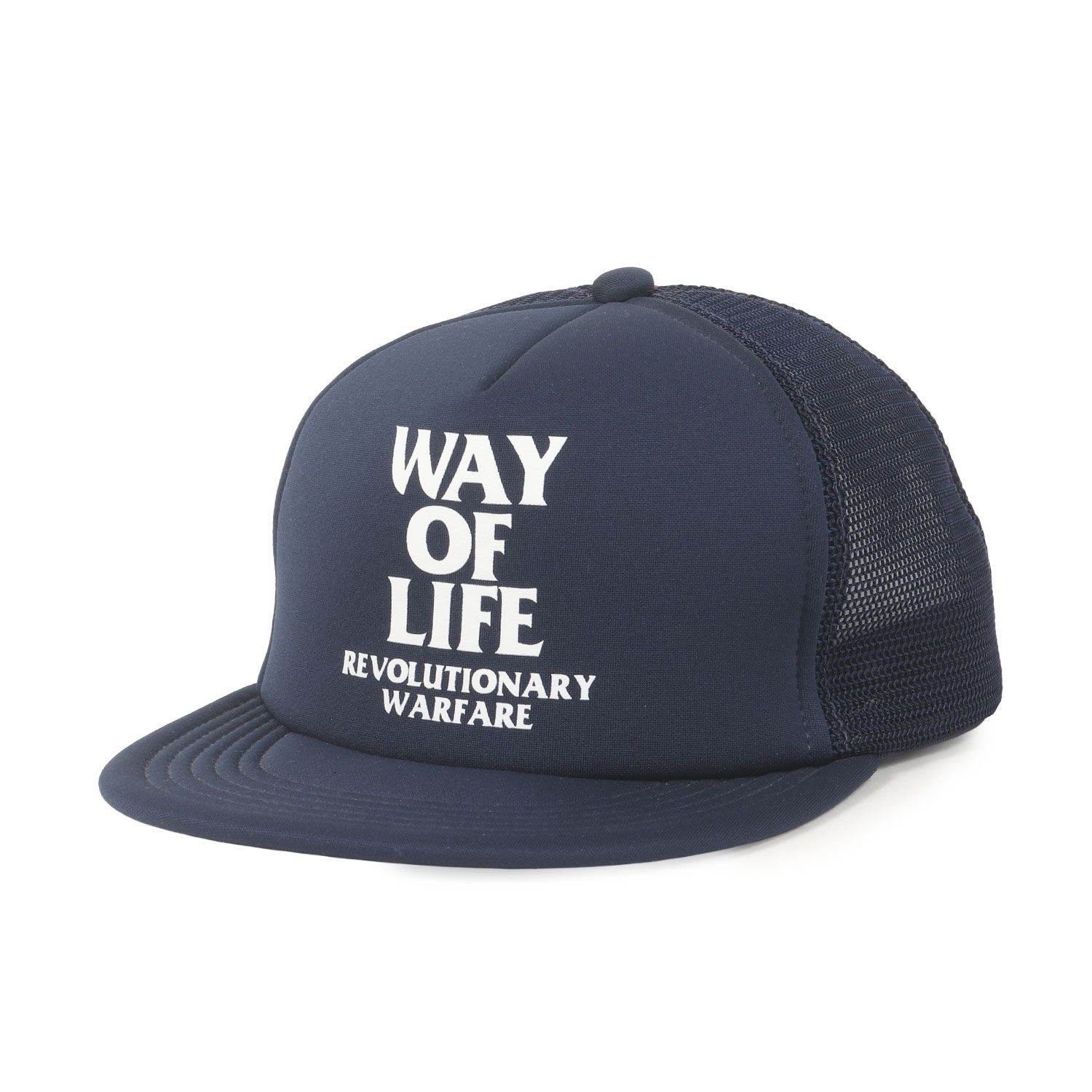 RATS ラッツ キャップ ネイビー 紺 サイズ:FREE | WAY OF LIFEロゴ