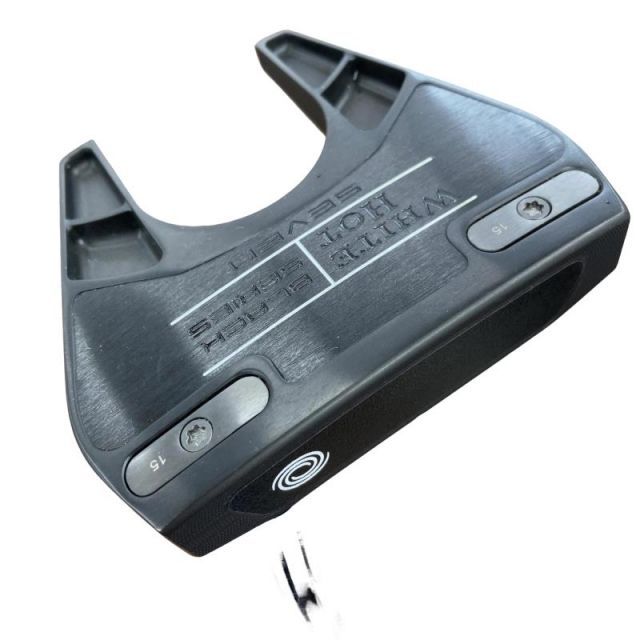 【中古】 オデッセイ WHITE HOT BLACK SEVEN 34インチ パター PT STROKE LAB(2023) (フレックスその他) メンズ 男性用 右利き 右用 Bランク ゴルフクラブ
