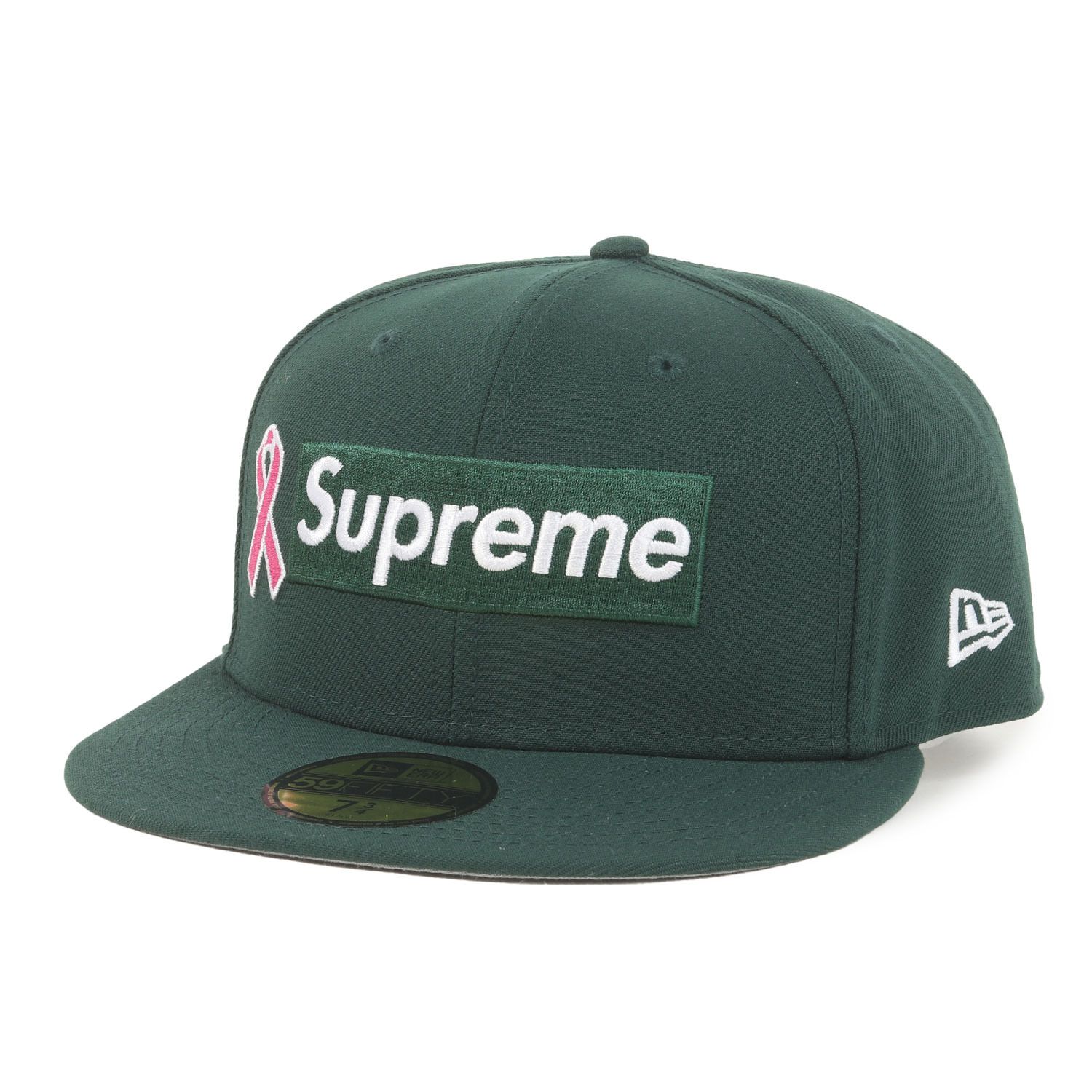 【美品】Supreme シュプリーム キャップ サイズ:7 3/4(61.5cm) | 25AW NEW ERA ピンクリボン BOXロゴ ベースボールキャップ (Breast Cancer Awareness Box Logo New Era)【中古】