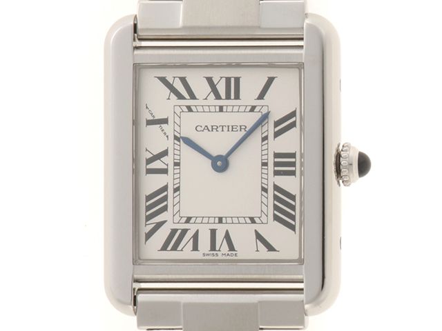 CARTIER カルティエ タンク ソロ SM W5200013 腕時計 スティール シルバー文字盤 クオーツ レディース【中古】472