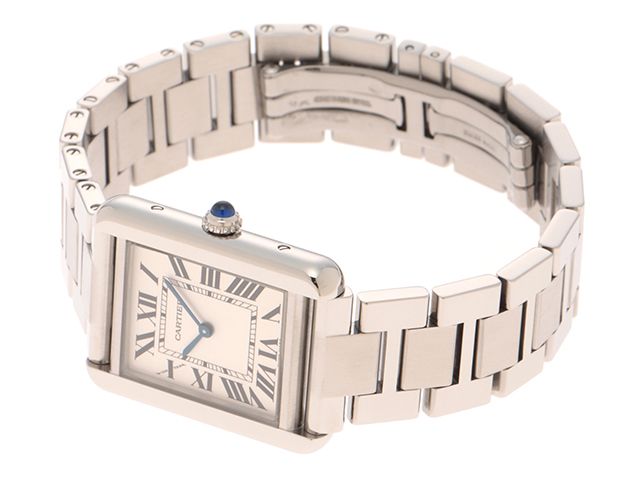 CARTIER カルティエ タンク ソロ SM W5200013 腕時計 スティール シルバー文字盤 クオーツ レディース【中古】472