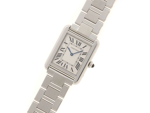 CARTIER カルティエ タンク ソロ SM W5200013 腕時計 スティール シルバー文字盤 クオーツ レディース【中古】472