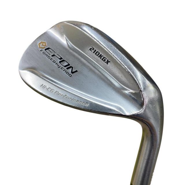 【中古】 エポンゴルフ株式会社 EPON 210KGX(メッキ) 52° ウェッジ WG 純正特注シャフト (フレックスX) メンズ 男性用 右利き 右用 Cランク ゴルフクラブ