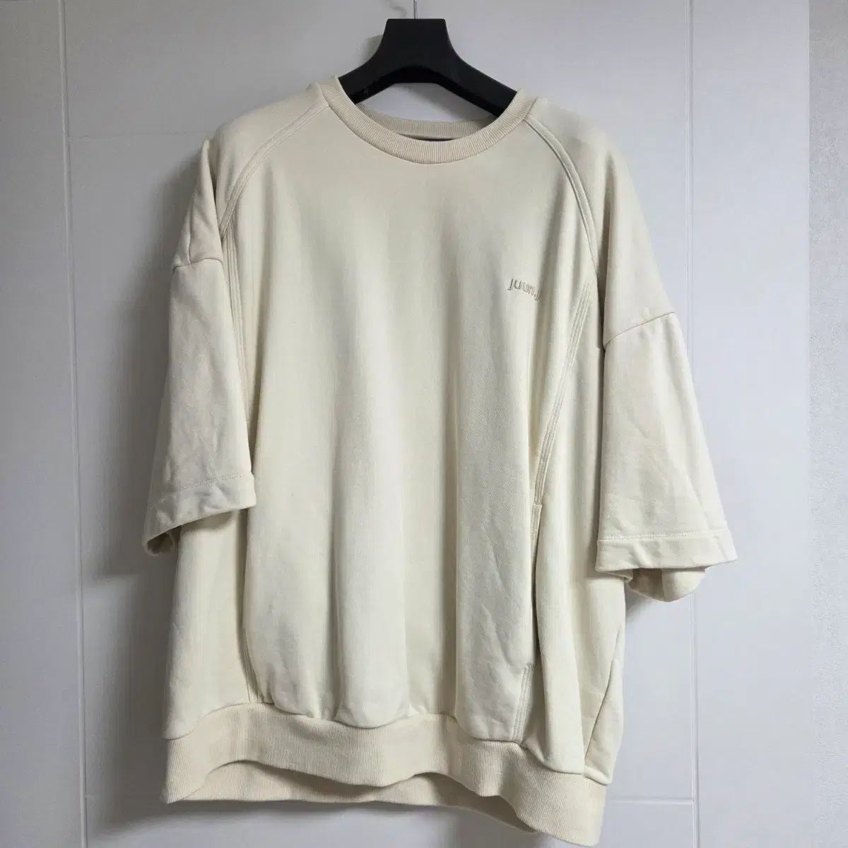 ジュンジェイ スウェット 半袖 アイボリー M