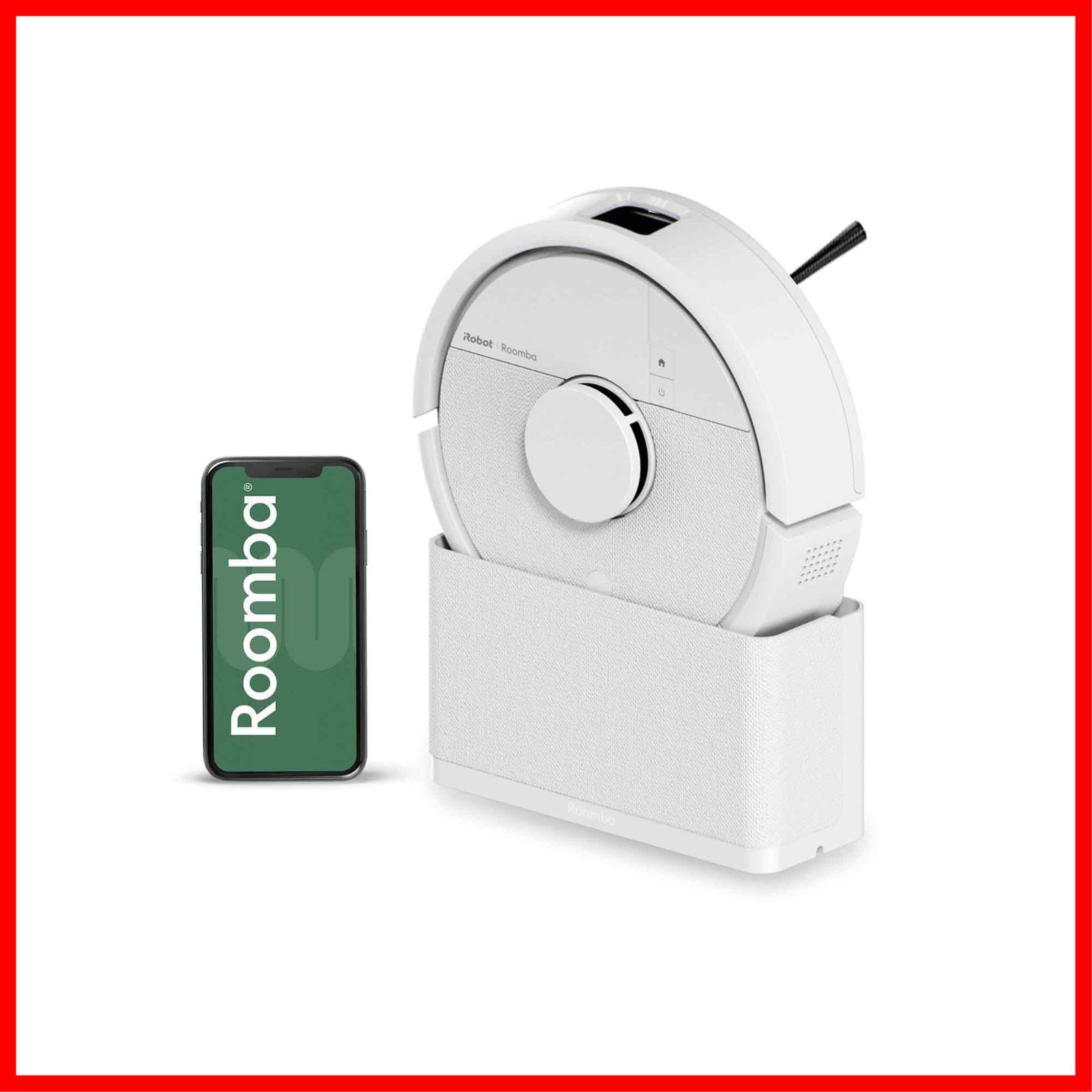 【数量限定】SlimCharge? + 充電スタンド 掃除機＆床拭きロボット (ロボット掃除機) Slim アイロボット（iRobot） ルンバ（Roomba）Mini 白(SHIRO)
