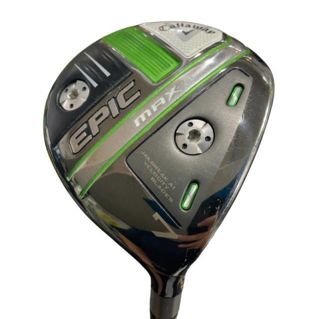 【中古】 キャロウェイ EPIC MAX 7W フェアウェイウッド FW 純正特注シャフト (フレックスS) メンズ 男性用 右利き 右用 Cランク ゴルフクラブ