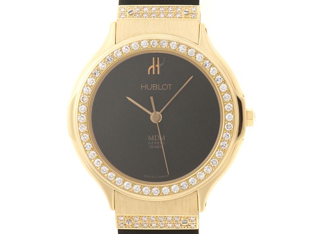 HUBLOT ウブロ クラシック MDM 140.10.5 腕時計 K18イエローゴールド