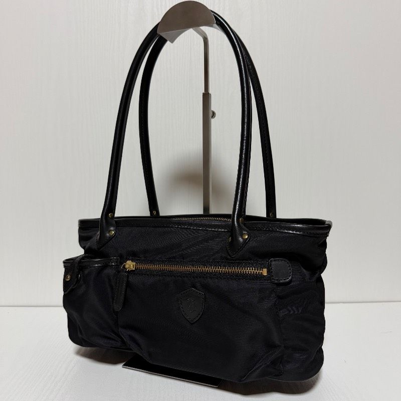 【美品】Felisi フェリージ トートバッグ ブラック ナイロン レザー 肩掛け B634