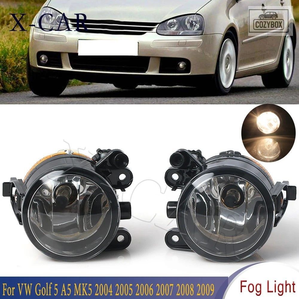 X-CAR フロント バンパーハロゲン フォグライト フォグランプ VW ゴルフ 5 A5 MK5 200