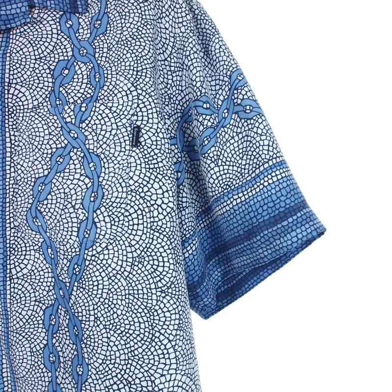 シュプリーム SUPREME 20SS Mosaic Silk S/S Shirt モザイク シルク