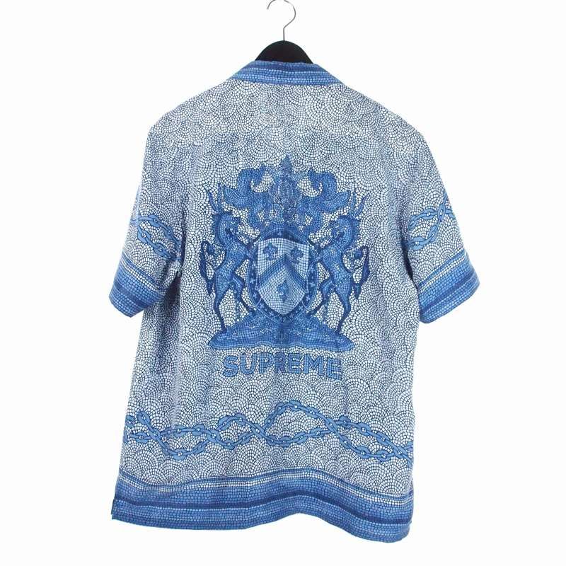 シュプリーム SUPREME 20SS Mosaic Silk S/S Shirt モザイク シルク